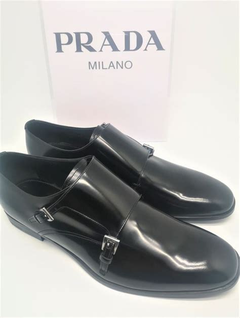 Mocassini Prada in Pelle Nero taglia 40 EU 